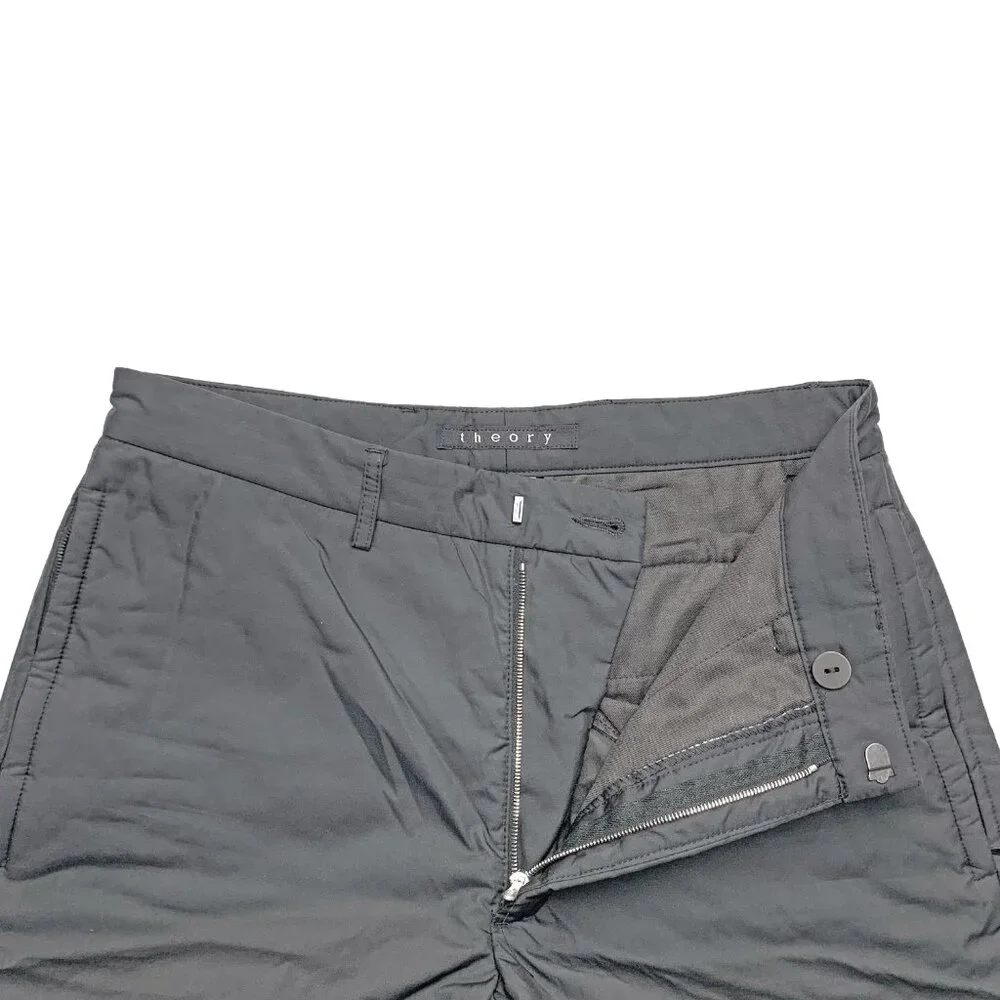 Retro Theory Gray Lightly Drawstring‎ Leg Snow Pants